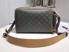 LV Camera Bag Monogram Titanium