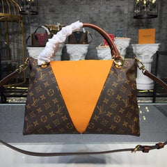 LV V Tote MM Monogram Safran