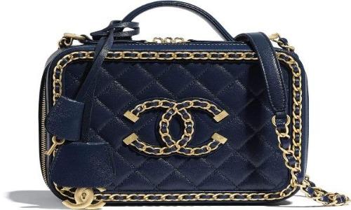 Chanel Vanity Case White