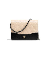 Chanel Wallet On Chain – WOC Aged & Smooth Calfskin White